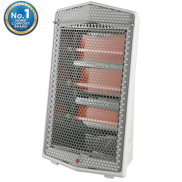 Midea 1500W Quartz Electric Space Heater, White