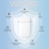 Smart Toilet, Tankless Toilet with Bidet Built In, Auto Open/Close Lid, ADA Comfort Height, Auto Flush, Bidet Toilet with Elongated Heated Seat, Warm Water, Dryer, Digital Display,Night Light