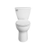 American Standard Cadet 3 Tall Height 2-piece 4.8L Single Flush Round Toilet with Slow Close Seat in White