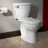 American Standard Cadet 3 Tall Height 2-piece 4.8L Single Flush Round Toilet with Slow Close Seat in White