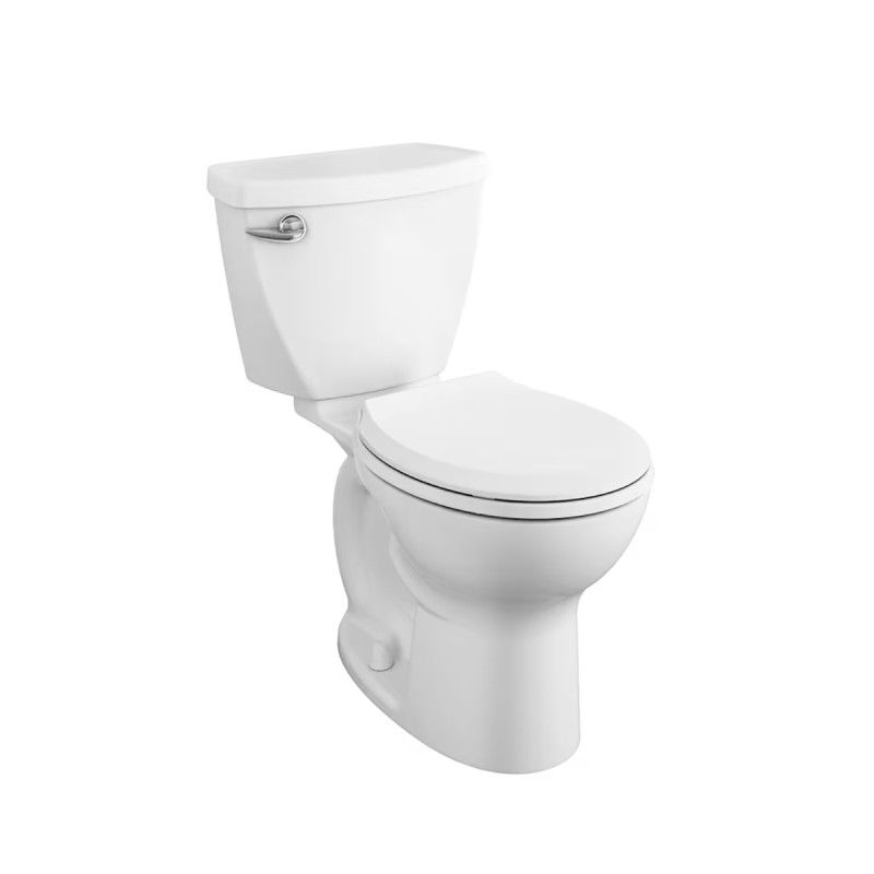 American Standard Cadet 3 Tall Height 2-piece 4.8L Single Flush Round Toilet with Slow Close Seat in White