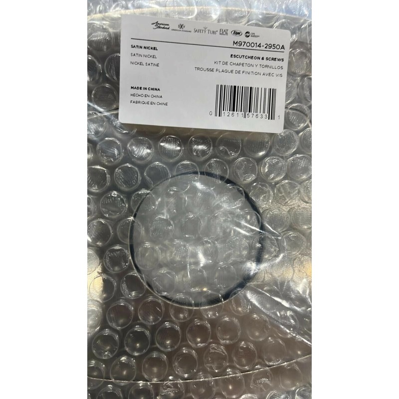 American Standard M970014-2950A Escutcheon and Screws, Satin Nickel