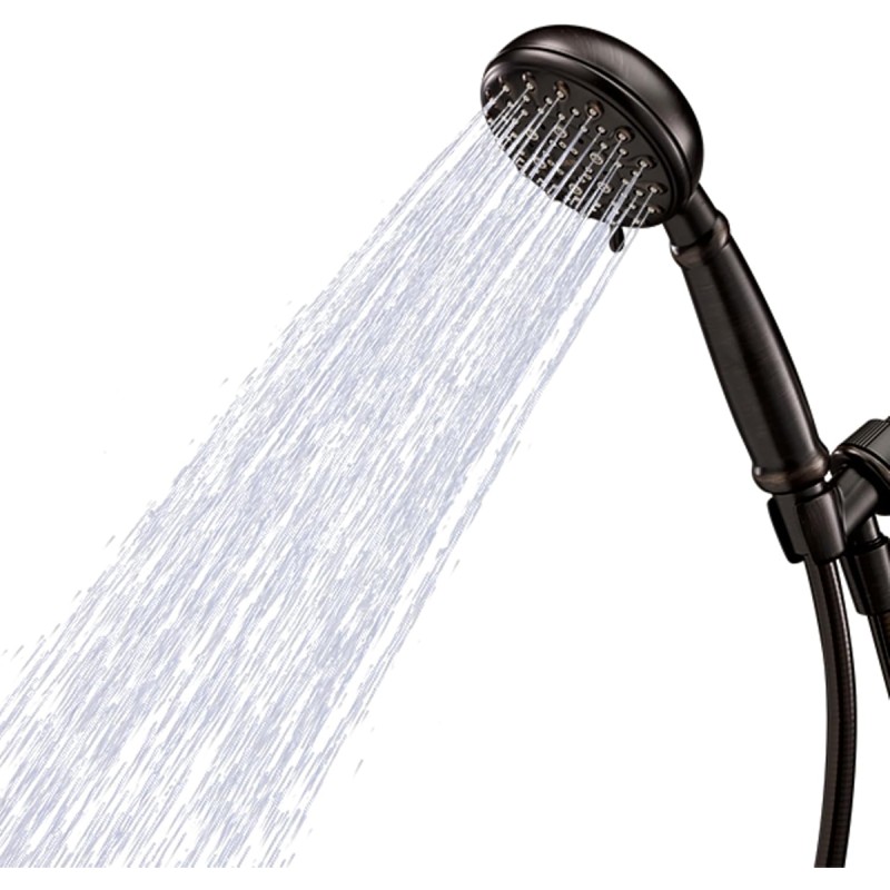 Moen Banbury 5-Spray 4-In Hand Shower with Hose and Bracket - 23046BRB - Bronze