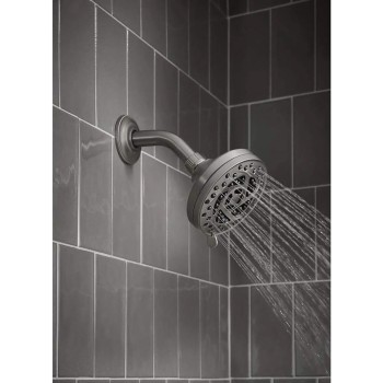 Moen Propel 5-Spray 4.5 in. Fixed Showerhead in Spot Resist Brushed Nickel