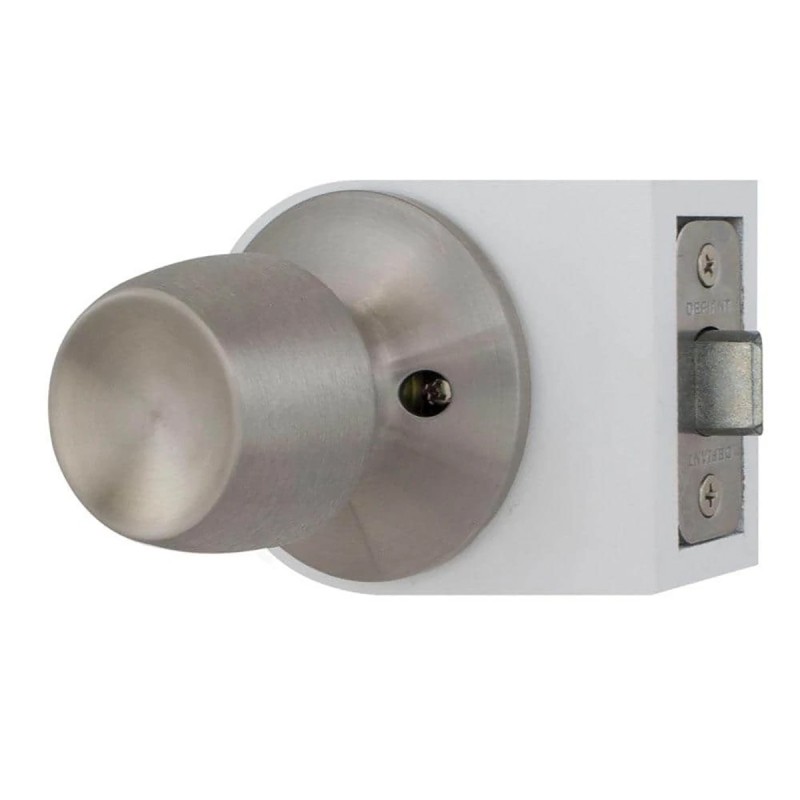 Defiant Brandywine Stainless Steel Passage Hall/Closet Door Knobset