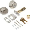 Schlage Dexter JD60630 Single-Cylinder Deadbolt - Satin Stainless Steel