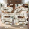 Anwick 117" Modular Sectional Sofa,U-Shaped Chenille Sofa Couch with Movable Ottoman,Modern 7 Seat Cloud Sectional Couches for Living Room Office Home Beige