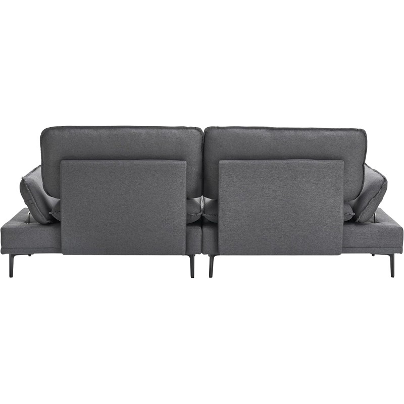 Cotton Linen in deep Grey Tones, Specially Woven for Offices, Apartments and Living Rooms. Elegant Choice, Easily Light up Your Living Space