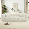 Generic Compressed 3 Seat Boneless Sofa for Living Room - Beige
