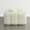 Generic Compressed 3 Seat Boneless Sofa for Living Room - Beige