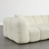 Generic Compressed 3 Seat Boneless Sofa for Living Room - Beige
