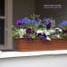 Bloem Dura Cotta Window Box Planter: 24" - Terra Cotta - with Tray, Weatherproof Resin Box, Removable Tray for Indoor & Outdoor Use, Gardening, 3 Gallon Capacity Bloem Dura Cotta Window Box Planter: 24" - Terra Cotta - with Tray, Weatherproof Resin Box, Removable Tray for Indoor & Outdoor Use, Gardening, 3 Gallon Capacity