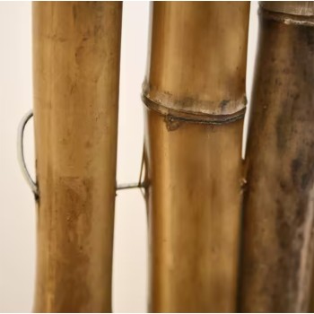 Backyard X-Scapes 4 ft. H x 8 ft. W Caramel Brown Bamboo Fencing Garden Fence Panel