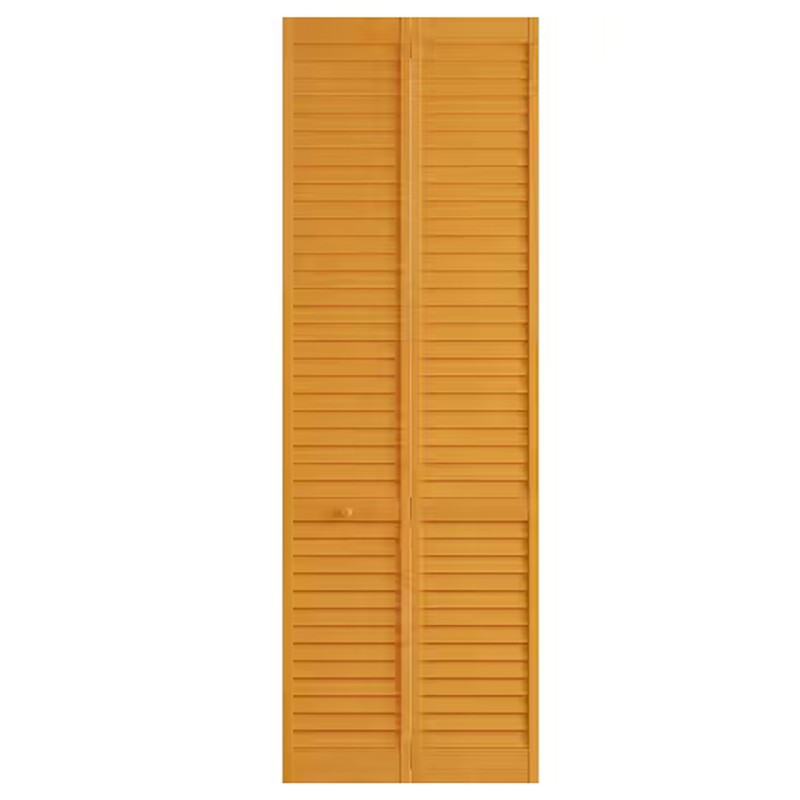 Veranda 30 in. x 80 in. Louver Pine Unfinished Interior Closet Bi-fold Door