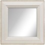 TONED WD MIRROR, 24X24-2 WHITEWASH with WARM WOODGRAIN LIP