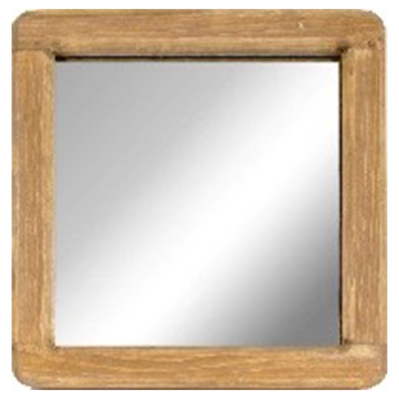 SQUARE MIRROR,10.5X10.5 MANGOWOOD FINISH