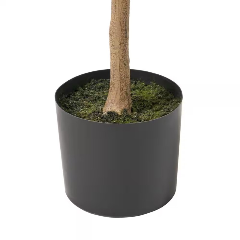 Artificial Lemon Tree, Potted Faux Citrus Plant with Realistic Fruit for Home Decor