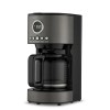 Cuisinart Stainless Steel 12-Cup Coffee Machine, Black