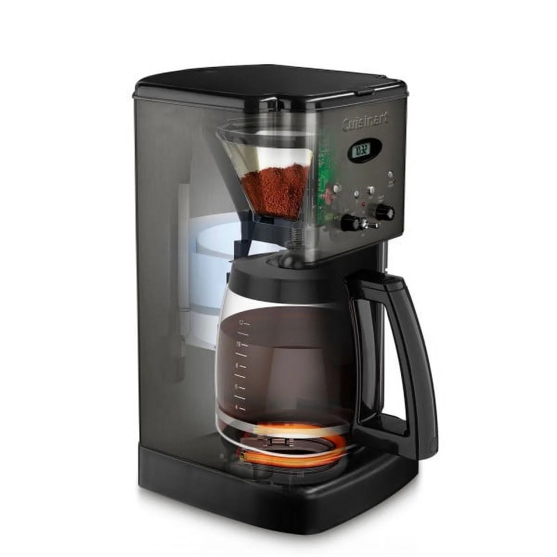 Cuisinart Stainless Steel 12-Cup Coffee Machine, Black