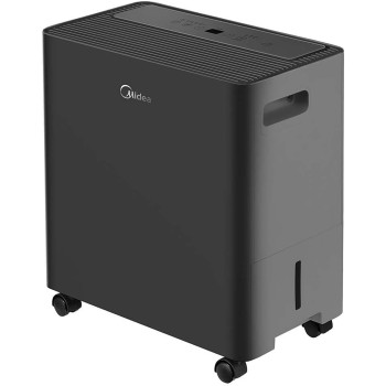 Midea 50-Pint Smart Access Dehumidifier with Built-in Pump, App and Voice Control, 4,500 Sq. ft. Coverage Area