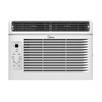 Midea 6,000 BTU Easy Cool Electronic Window Air Conditioner with Remote Control, White