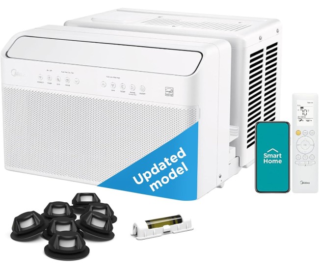 Midea 10,000 BTU U Shaped Smart Inverter Window Air Conditioner in Stocks!