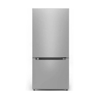 Midea 18.7 Cu. Ft. Stainless Bottom Mount Freezer Refrigerator
