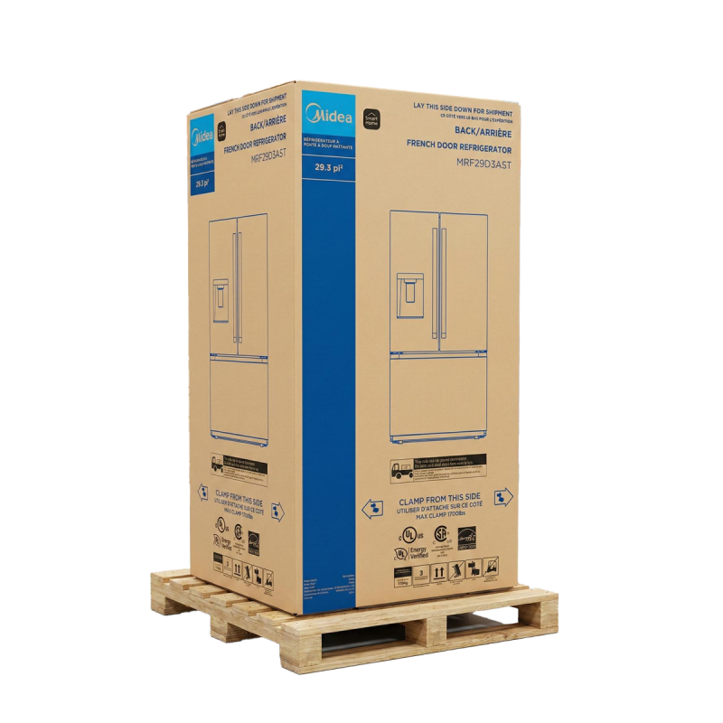~ Reach Us For Pallet Pricing ~ Midea 29.3 cu. ft. Jumbo Capacity French Door Refrigerator with Ice & Water Dispenser