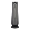 Pelonis 23" Tower Heater, Ceramic, Fan-Forced, Timer, Portable, Quiet, Black