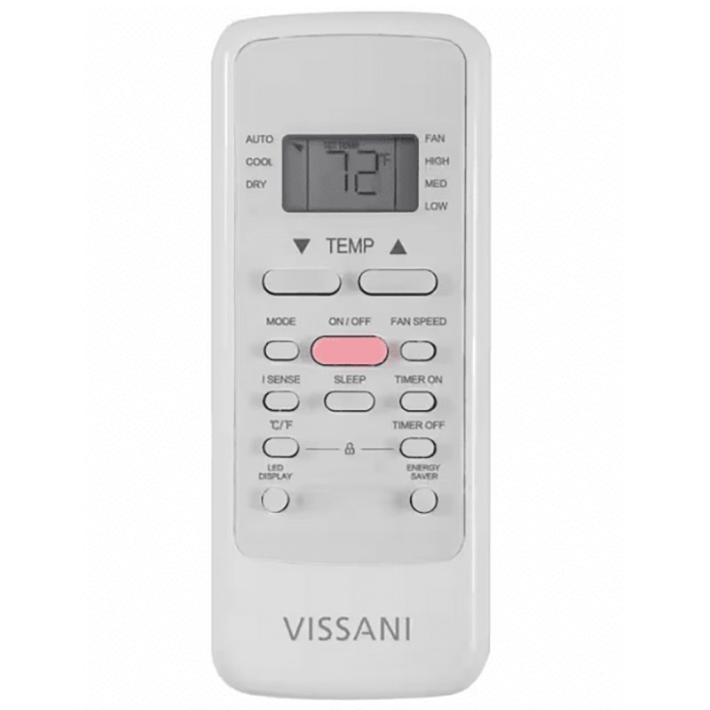 Vissani 5000 BTU 115V Window Air Conditioner for 150 sq. ft. Rooms, White