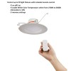 Commercial Electric 5/6 in LED Canless Recessed Light Trim w/ Remote – 2, 4, or 8 Lights, Adjustable