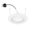 Eco-Smart 6" LED Canless Recessed Light Trim Daylight Dimmable White New/Remodel 4-Pack