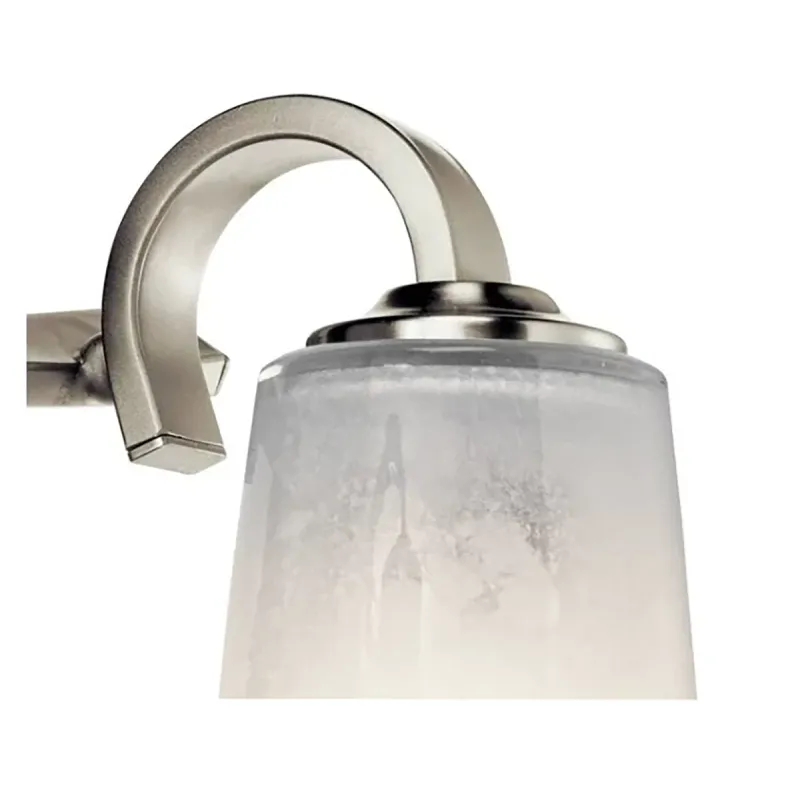 Kichler Lighting 3-Light Oxby Brushed Nickel Bathroom Vanity Light