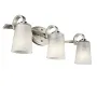Kichler Lighting 3-Light Oxby Brushed Nickel Bathroom Vanity Light