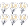 Philips LED Clear Dimmable, Warm Glow Effect A15 Light Bulb - Pack of 2