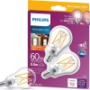 Philips LED Clear Dimmable, Warm Glow Effect A15 Light Bulb - Pack of 2