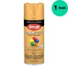 Krylon COLORmaxx K05504007 Spray Paint & Primer Gloss Bauhaus Gold 12 oz
