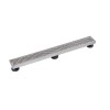 Oatey Designline 28 in. Stainless Steel Linear Shower Drain Wave Grate