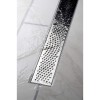 Oatey Designline 28 in. Stainless Steel Linear Shower Drain Wave Grate
