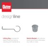 Oatey Designline 28 in. Stainless Steel Linear Shower Drain Wave Grate