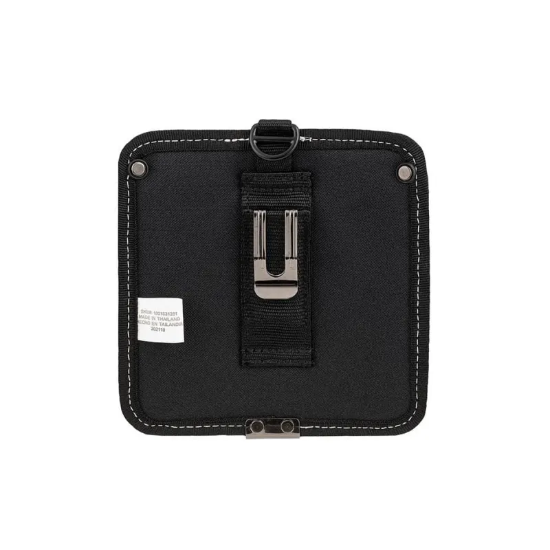 Husky 7 in. 3-Pocket Clip On Tool Belt Pouch
