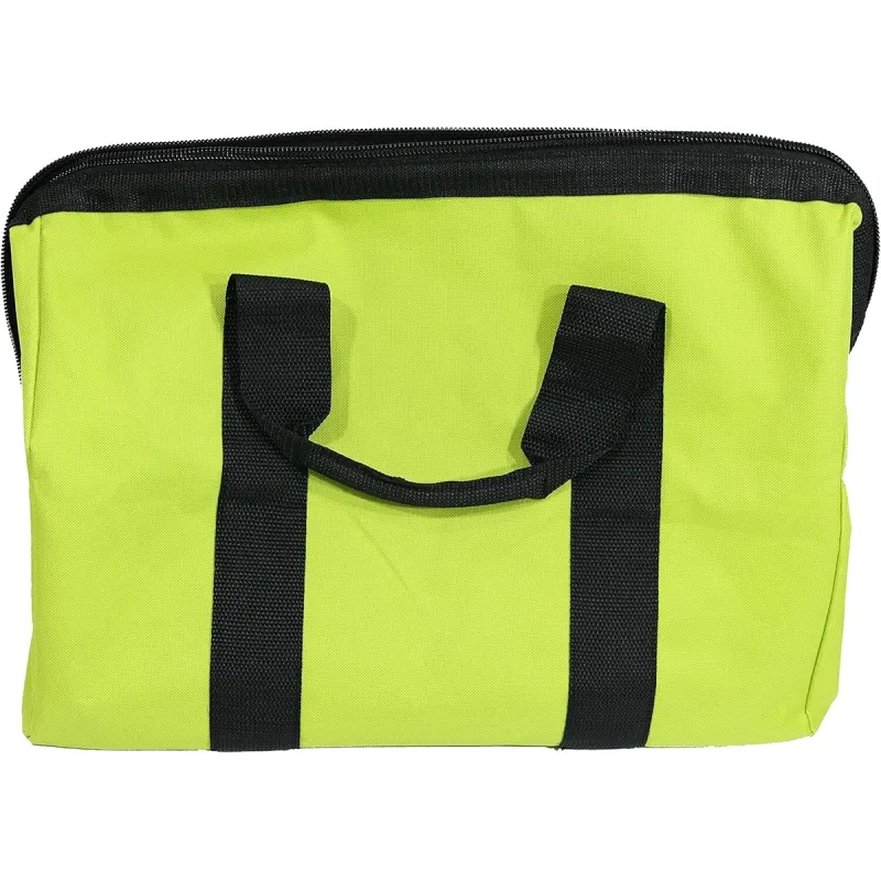 RYOBI Contractor Canvas Tool Bag Large Green Black Soft Side