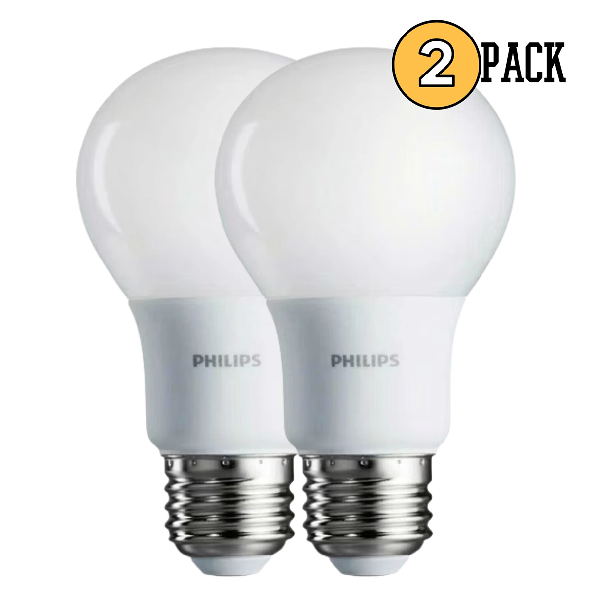 Philips Lighting Bulb LED 6.5W A19 40W Soft White 2PK - 080550