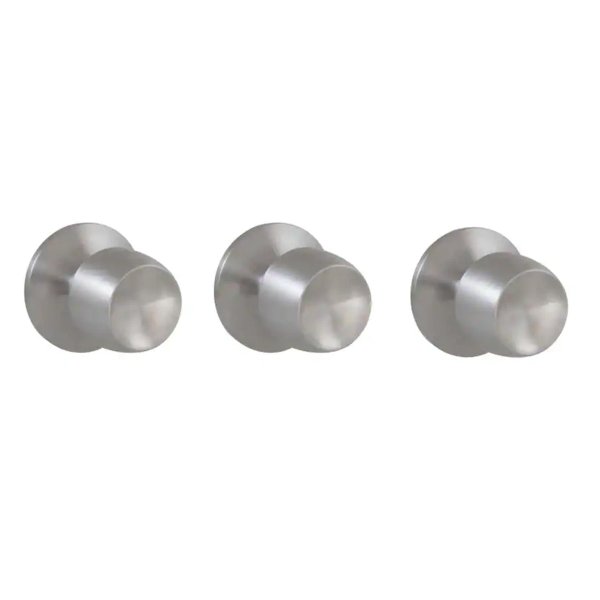 Defiant Brandywine Stainless Steel Passage Hall/Closet Door Knobset