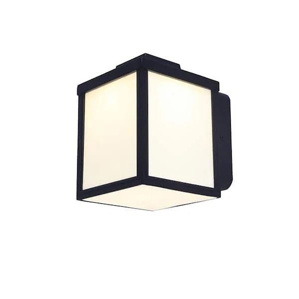 Hampton Bay Outdoor Wall Lantern Integrated LED Exterior Lights, 2-Pack