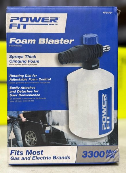 Power Fit Foam Blaster Fits Most Gas and Electric Brands 3300 Max PSI PF31F01