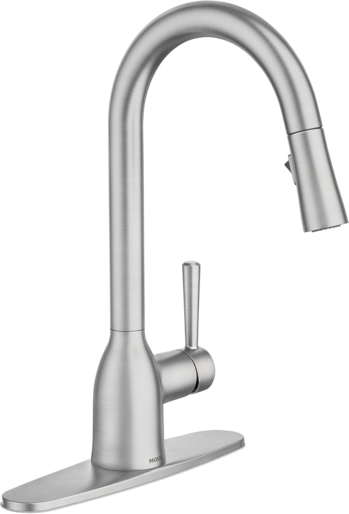 Moen Adler Spot Resist Stainless One-Handle High Arc Pulldown Kitchen Faucet with Power Clean