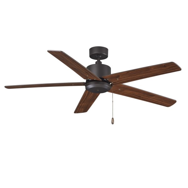 Aldea V 52" 5 Blade Indoor Ceiling Fan (Oil Rubbed Bronze / Walnut)