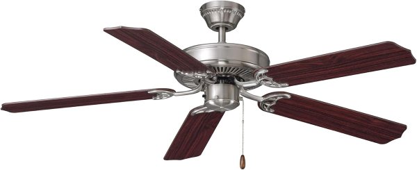 RP Lighting Desert Moon 52-Inch 5 Blade Indoor Ceiling Fan, Rosewood
