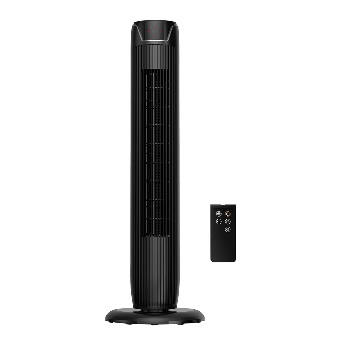 PELONIS Oscillating Tower Fan, 36-inch Glossy Black